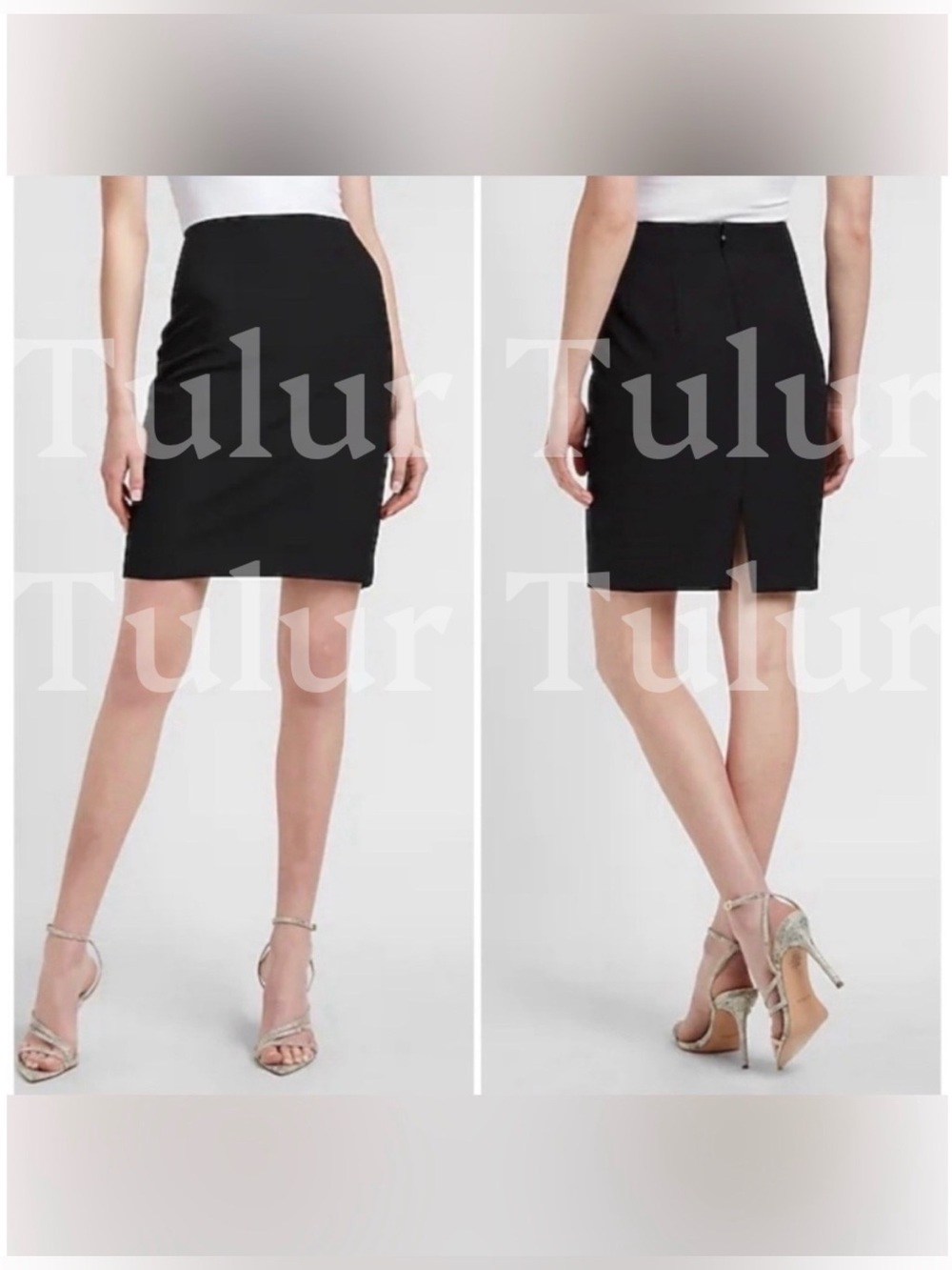 Express Black Pencil Skirt 4